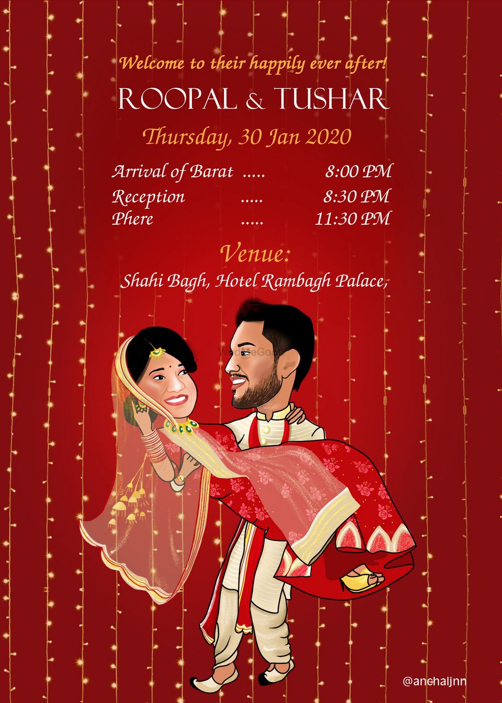 Photo From Roopal & Tushar 4 Invites - By Anchal Jain