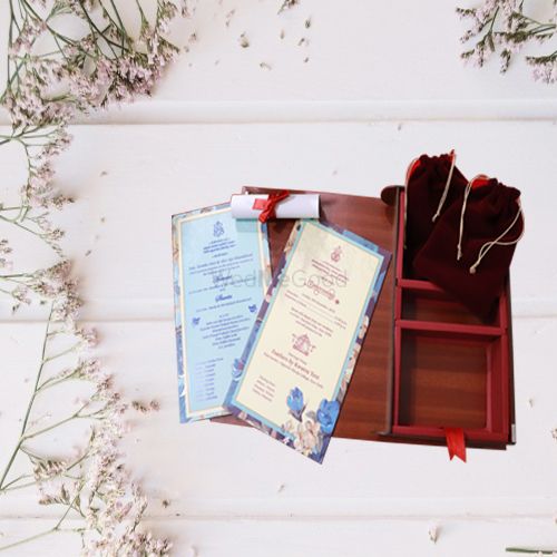 Photo From Wooden book type wedding cards - By Print Junket