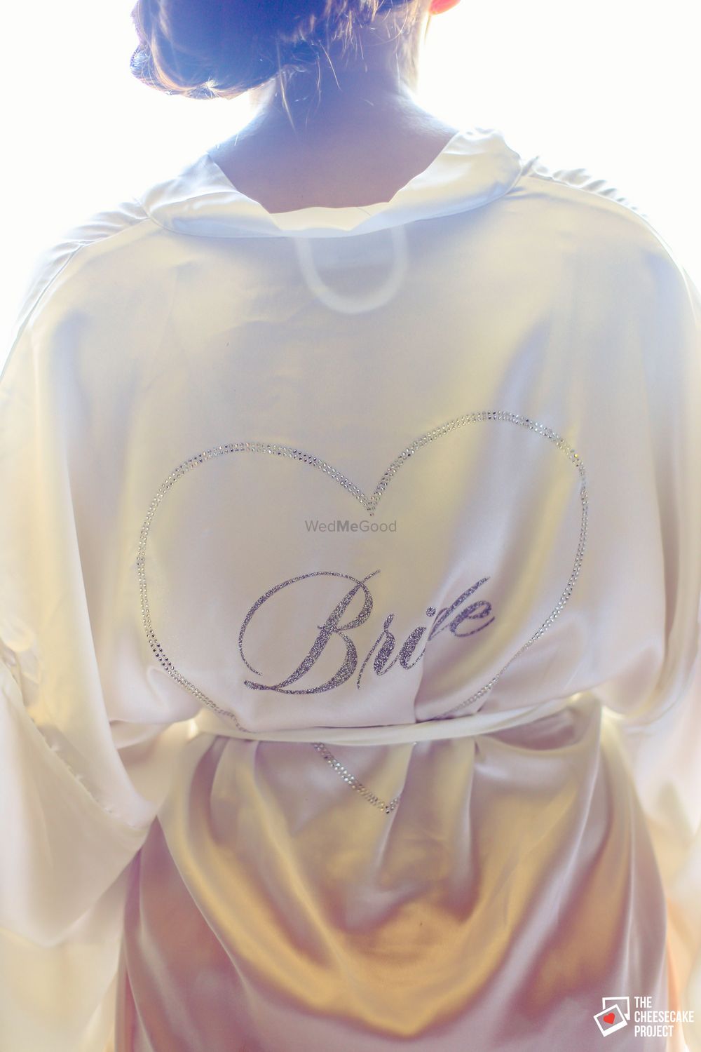 Photo of Customised bride white dressing gown