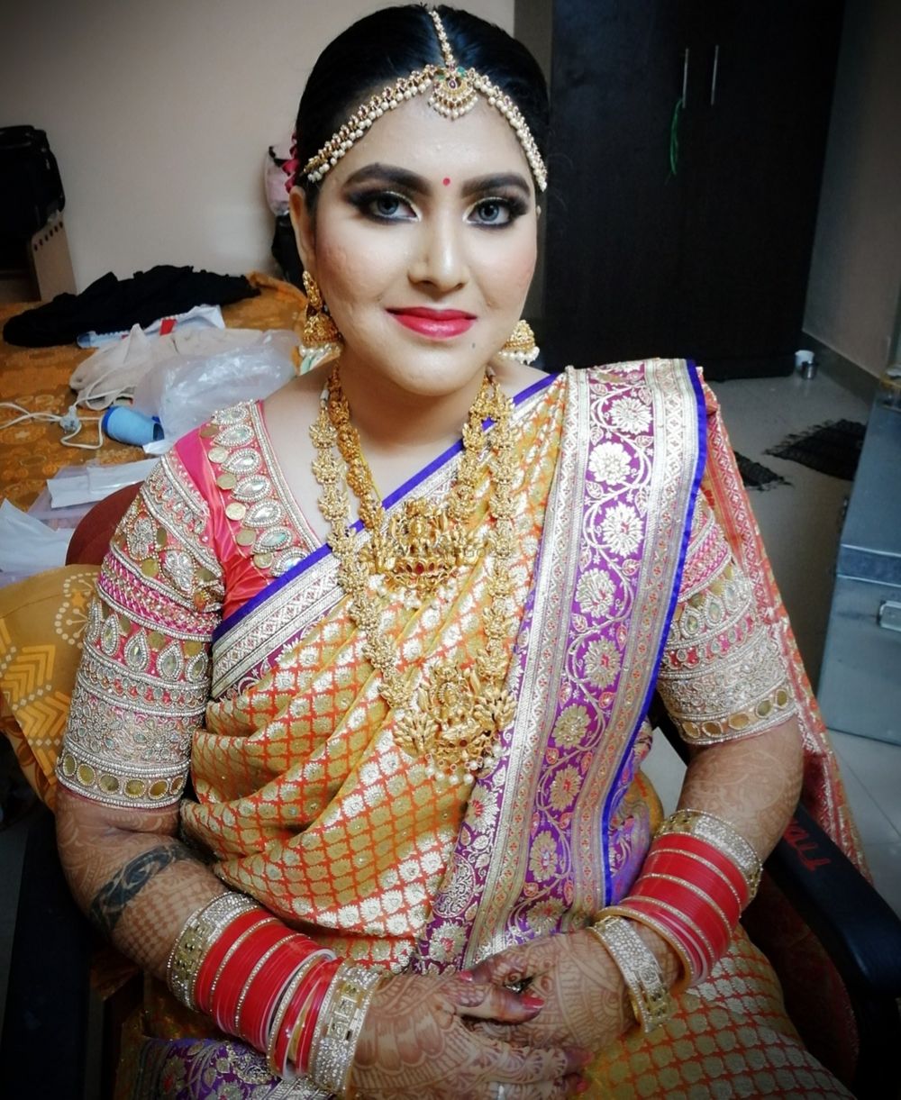 Photo From Sheethal's wedding makeover.. ☺ - By Makeup by Yashaswini