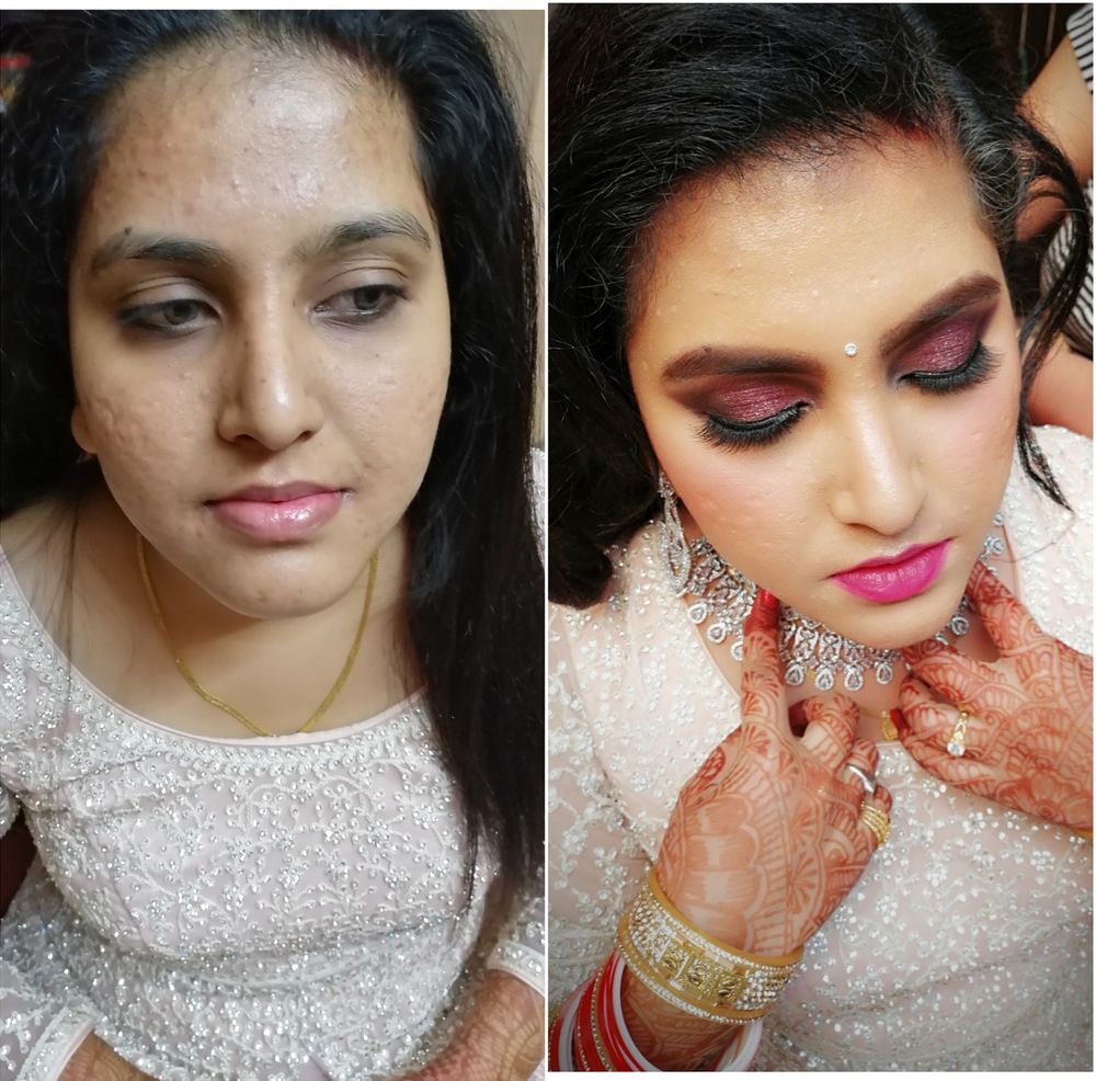 Photo From Sheethal's wedding makeover.. ☺ - By Makeup by Yashaswini