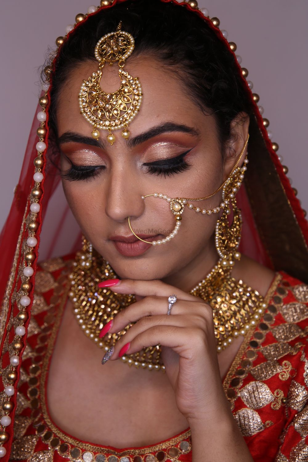 Photo From Punjabi Bridal glam - By Makeup By Areesha