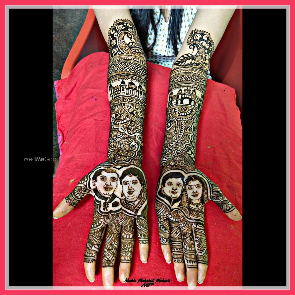 Photo From Portraits Bridal Mehndi Style. - By Shubh Muhurat Mehendi Arts