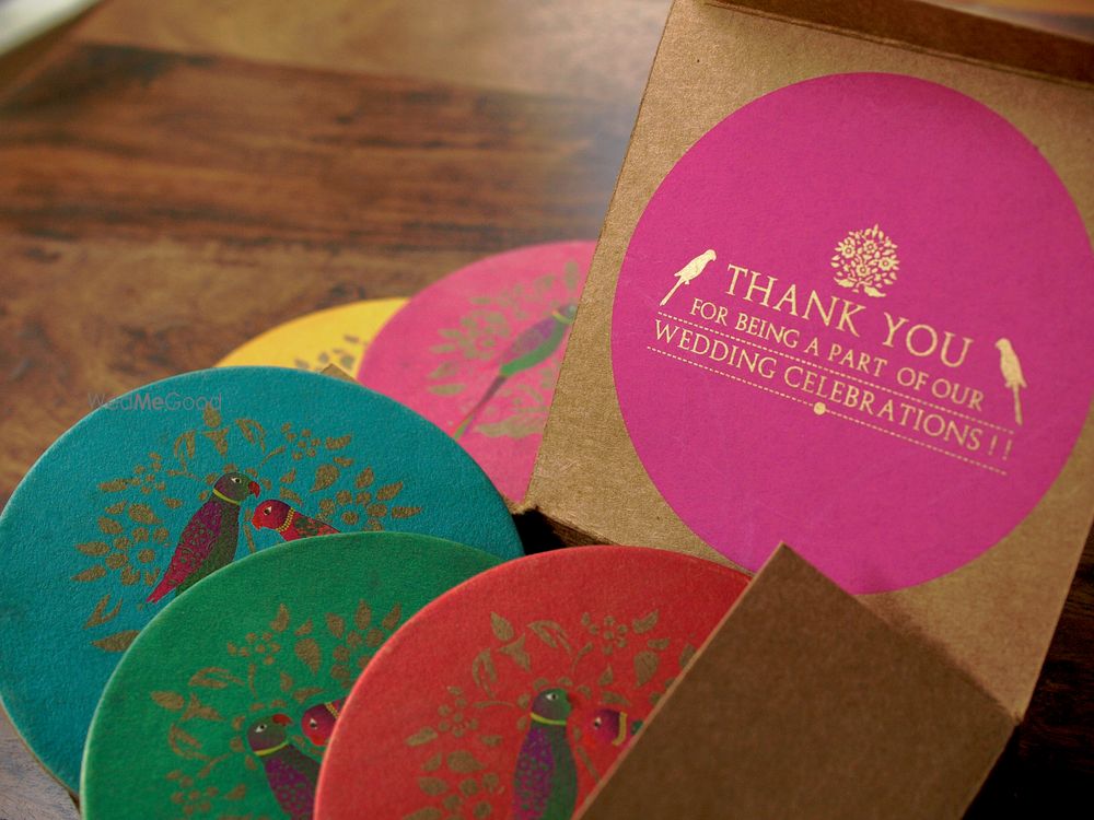 Photo of Thank you gifts as coasters