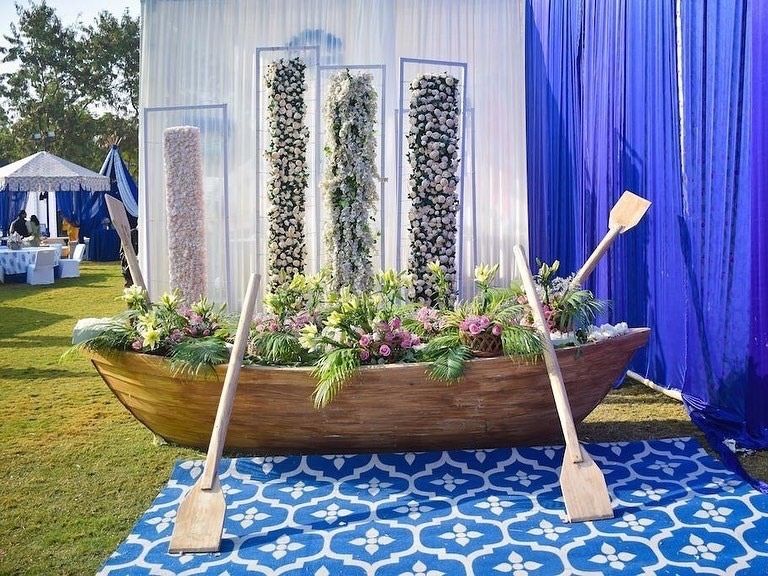 Photo From Blue themed Sagan ceremony  - By The Design Atelier