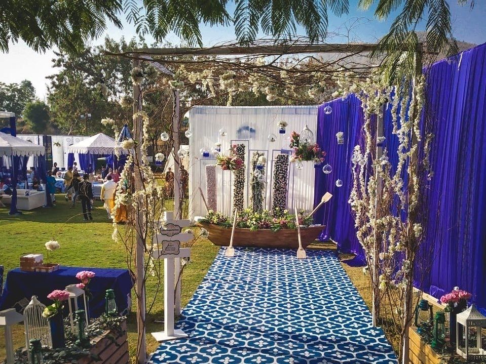 Photo From Blue themed Sagan ceremony  - By The Design Atelier