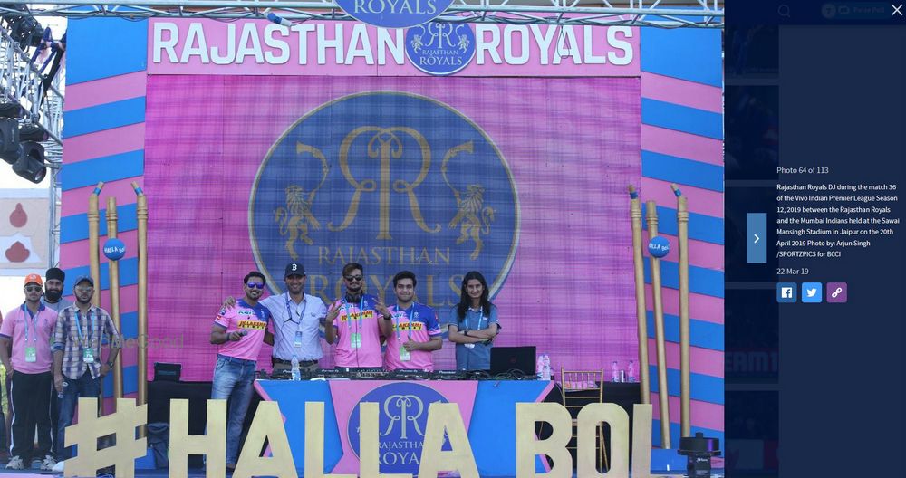 Photo From IPL For Rajasthan Royals - By DJ Ravish