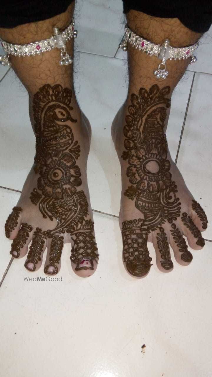 Photo From Bridal leg designs - By Organic Henna Art