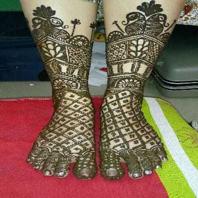 Photo From Bridal leg designs - By Organic Henna Art