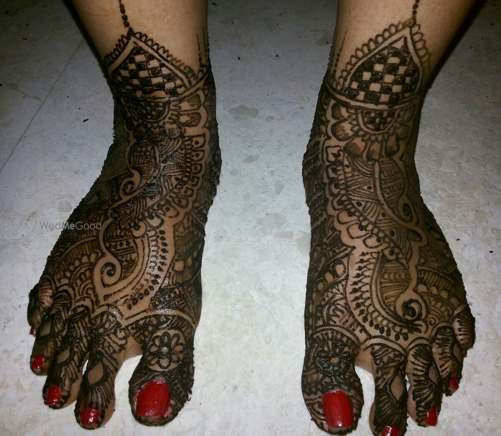 Photo From Bridal leg designs - By Organic Henna Art