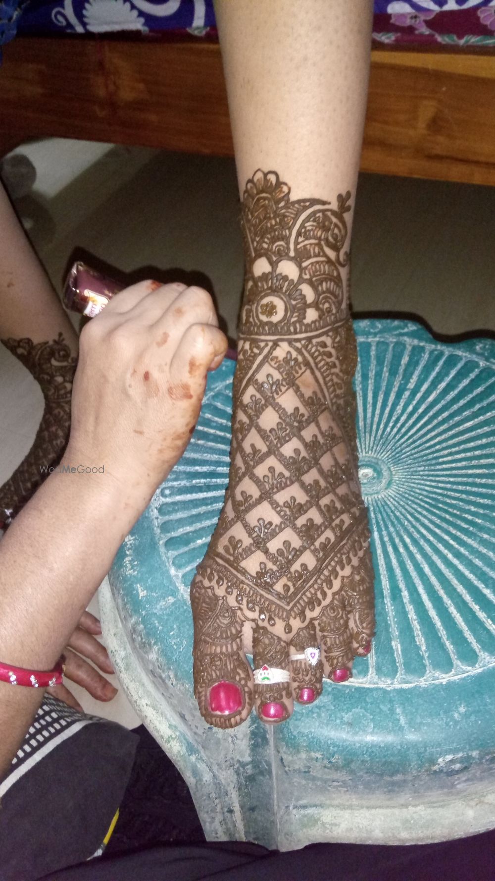 Photo From Bridal leg designs - By Organic Henna Art