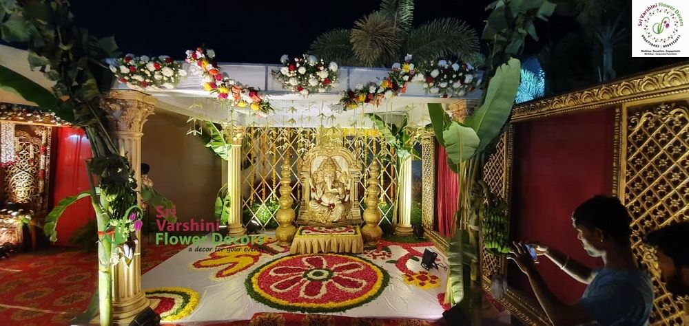Photo From A grand wedding event by Sri Varshini Creations at Venkateswara Garden, Hyderabad. - By Sri Varshini Creations