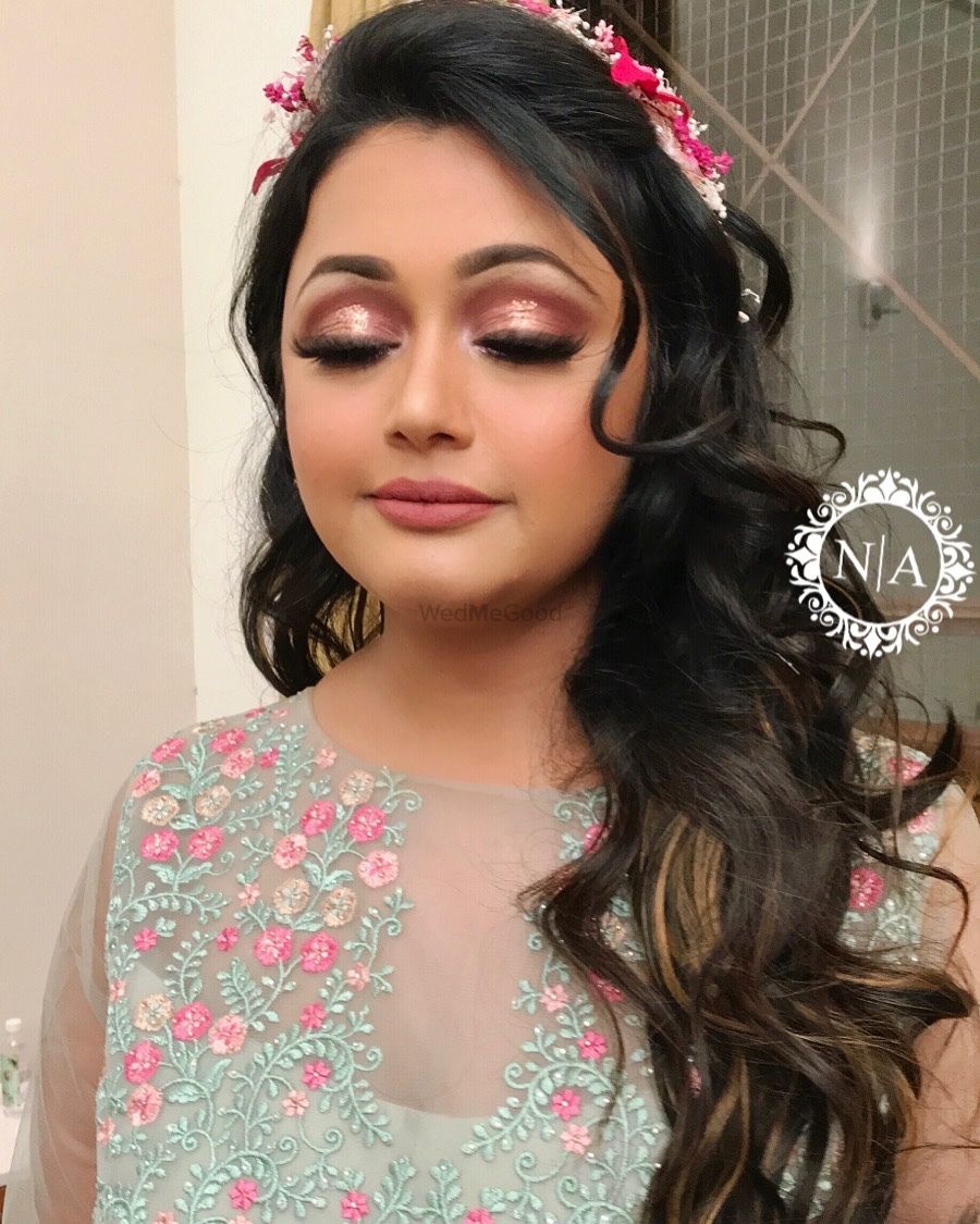 Photo From Sowmya Reception look  - By Brushes and Lashes