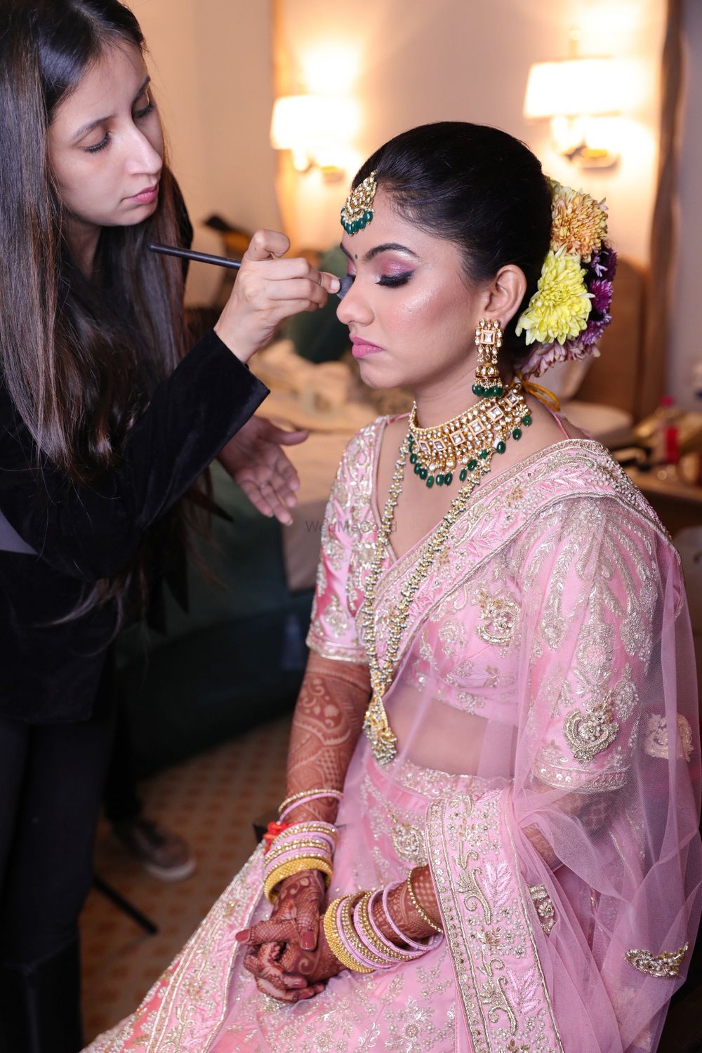 Photo From Shubha ( South Indian & North Indian Bridal Look) - By Blush Lounge 