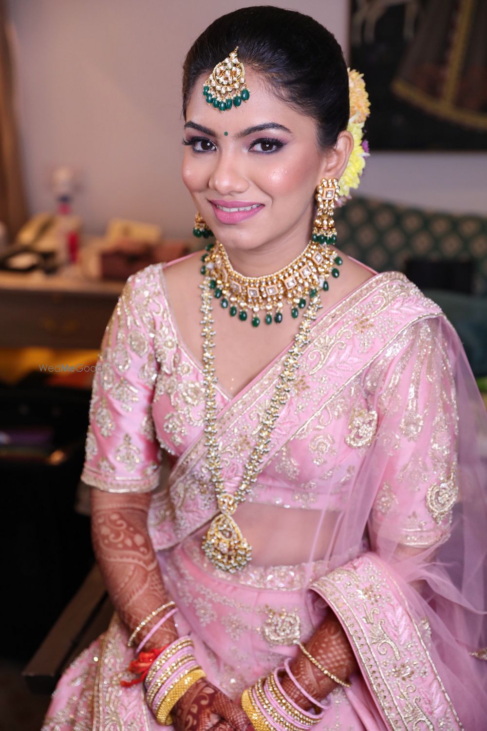 Photo From Shubha ( South Indian & North Indian Bridal Look) - By Blush Lounge 