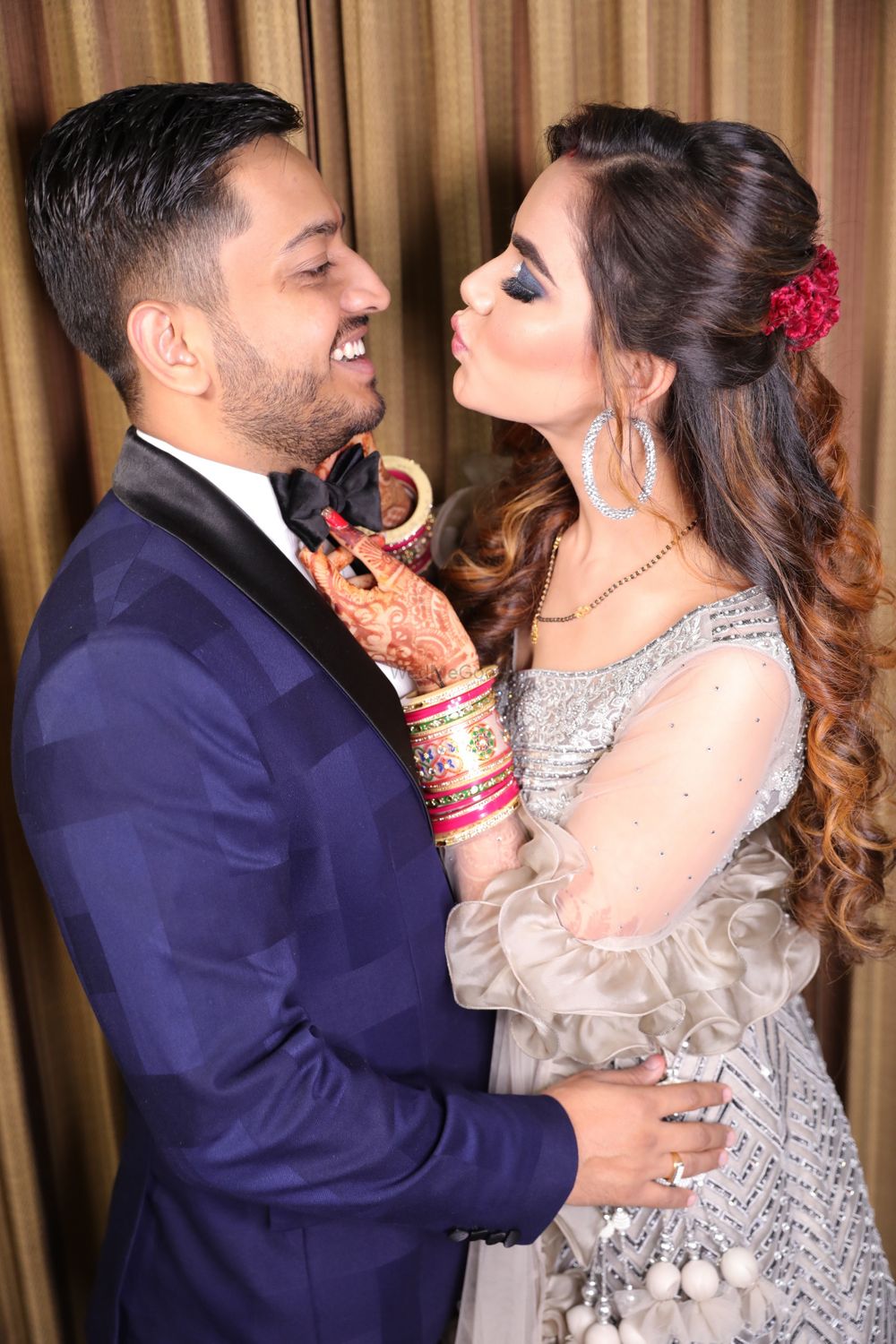 Photo From Poornima ( engagement + reception ) - By Blush Lounge 