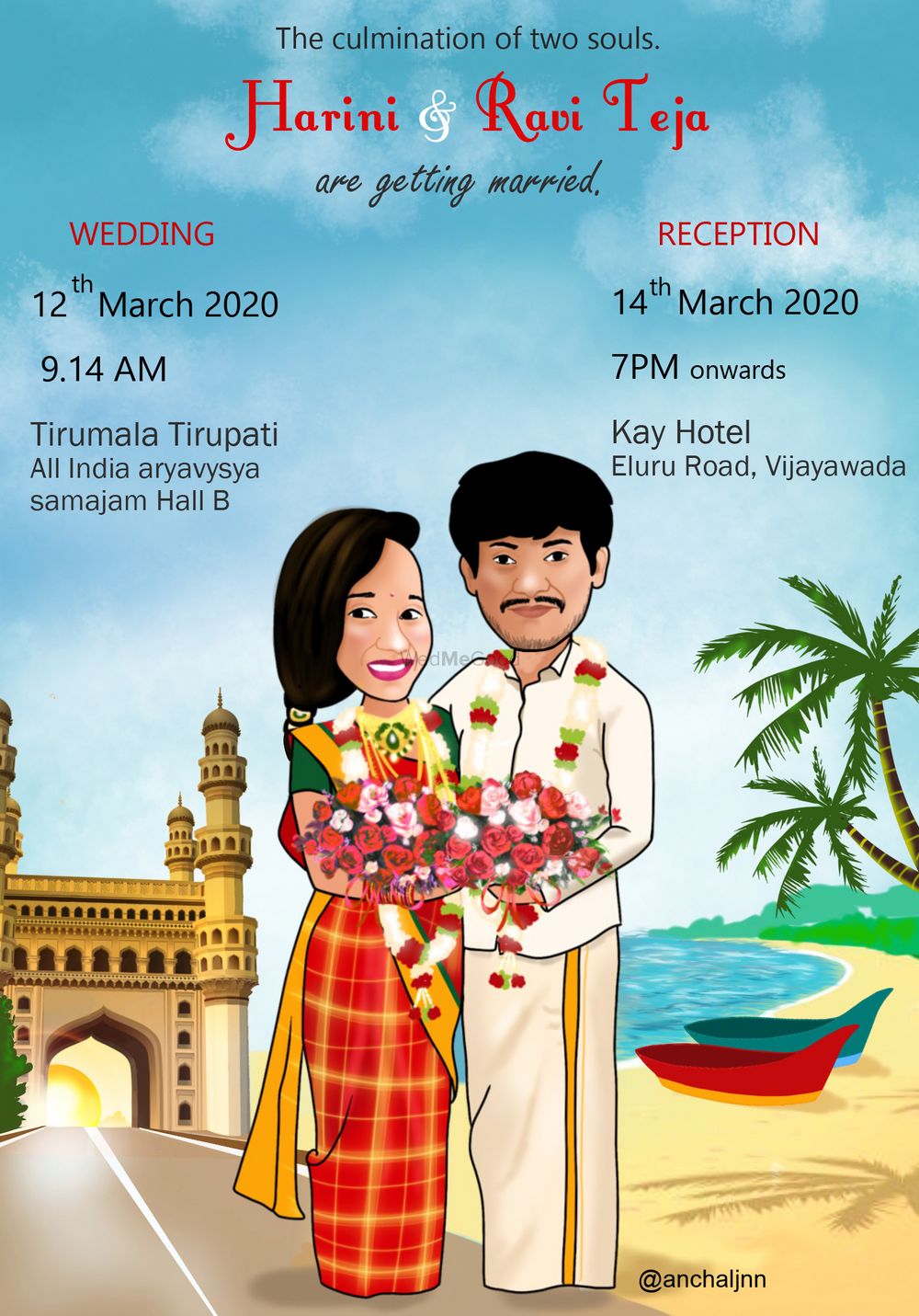 Photo From Long distance relationship theme Wedding card - By Anchal Jain