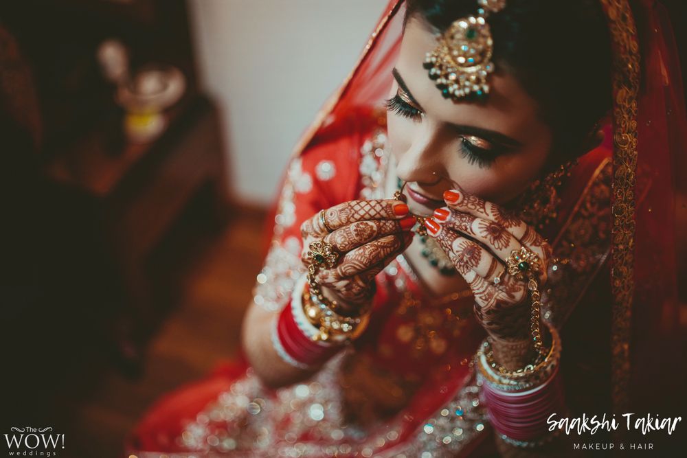 Photo From Pragya - Bride in Red - By Makeup by Saakshi Takiar