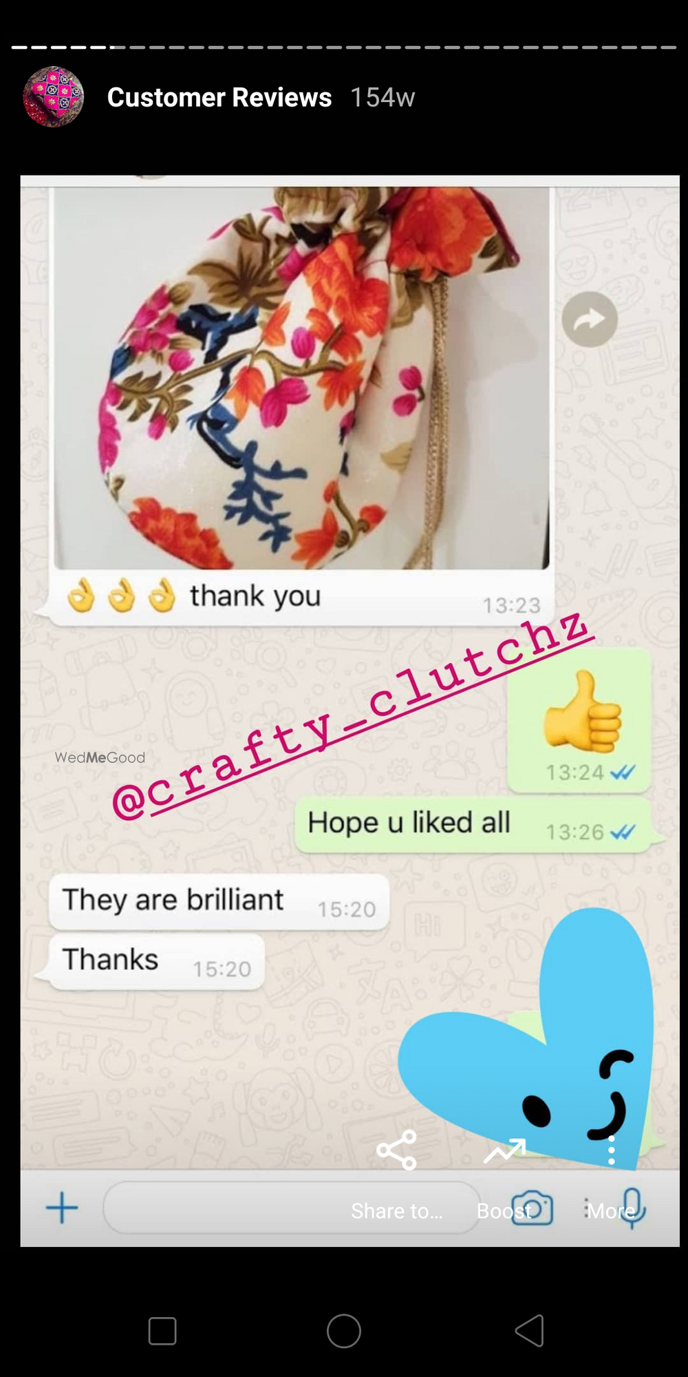 Photo From Customer reviews on different platforms - By Crafty Clutchz