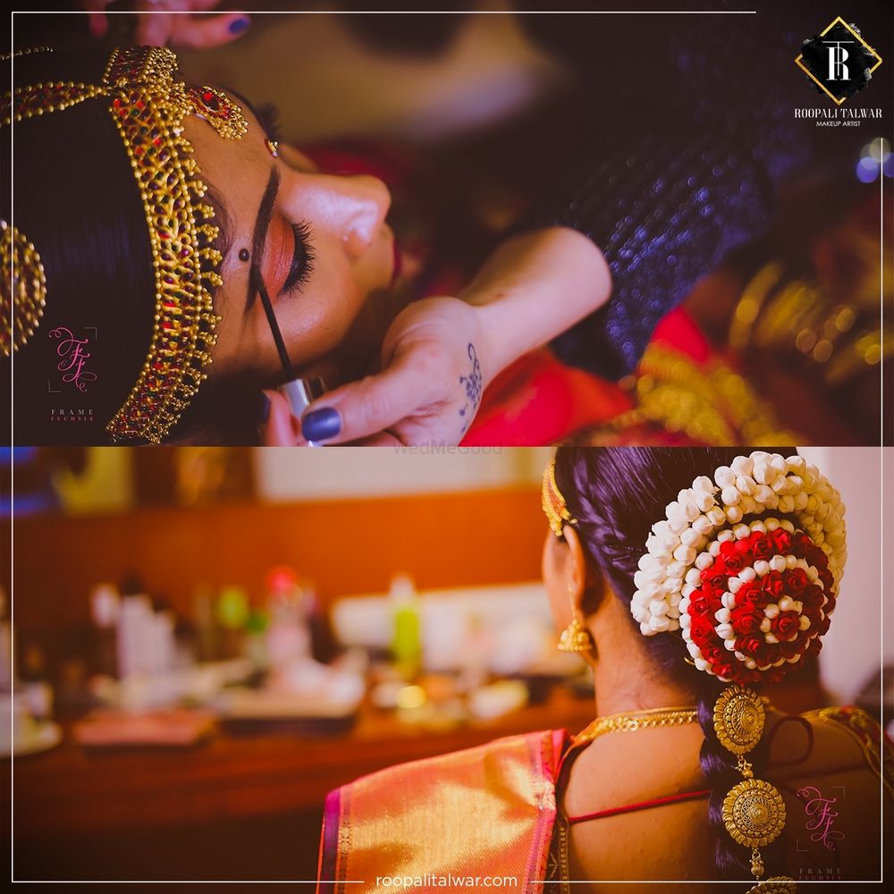 Photo From South Indian NRI Bride Anusha  - By Roopali Talwar Makeup Artist