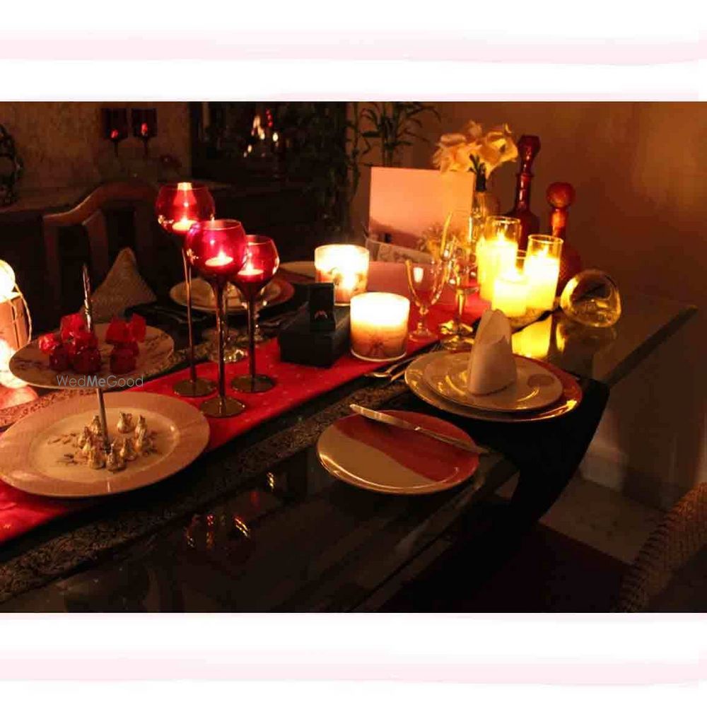 Photo From Romantic Dinner Set Up - By Perfect Peony