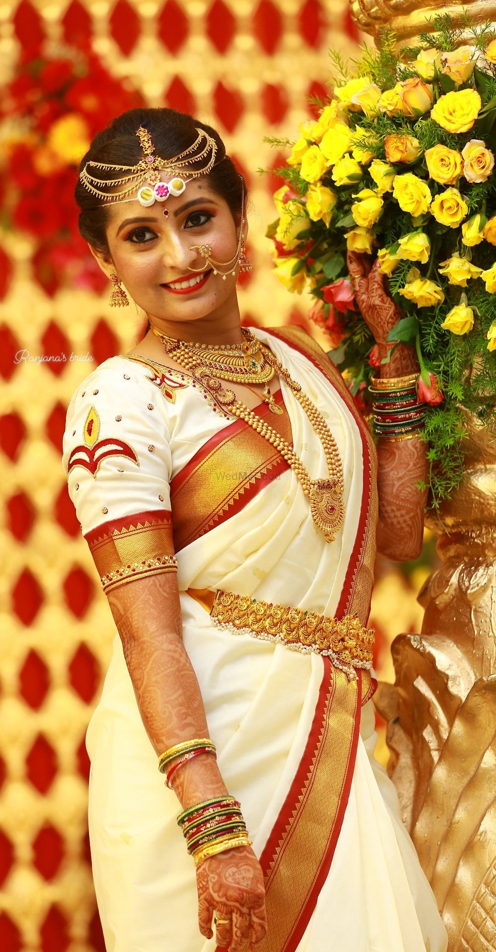 Photo From Reshma's wedding - By Makeovers by Ranjana Venkatesh