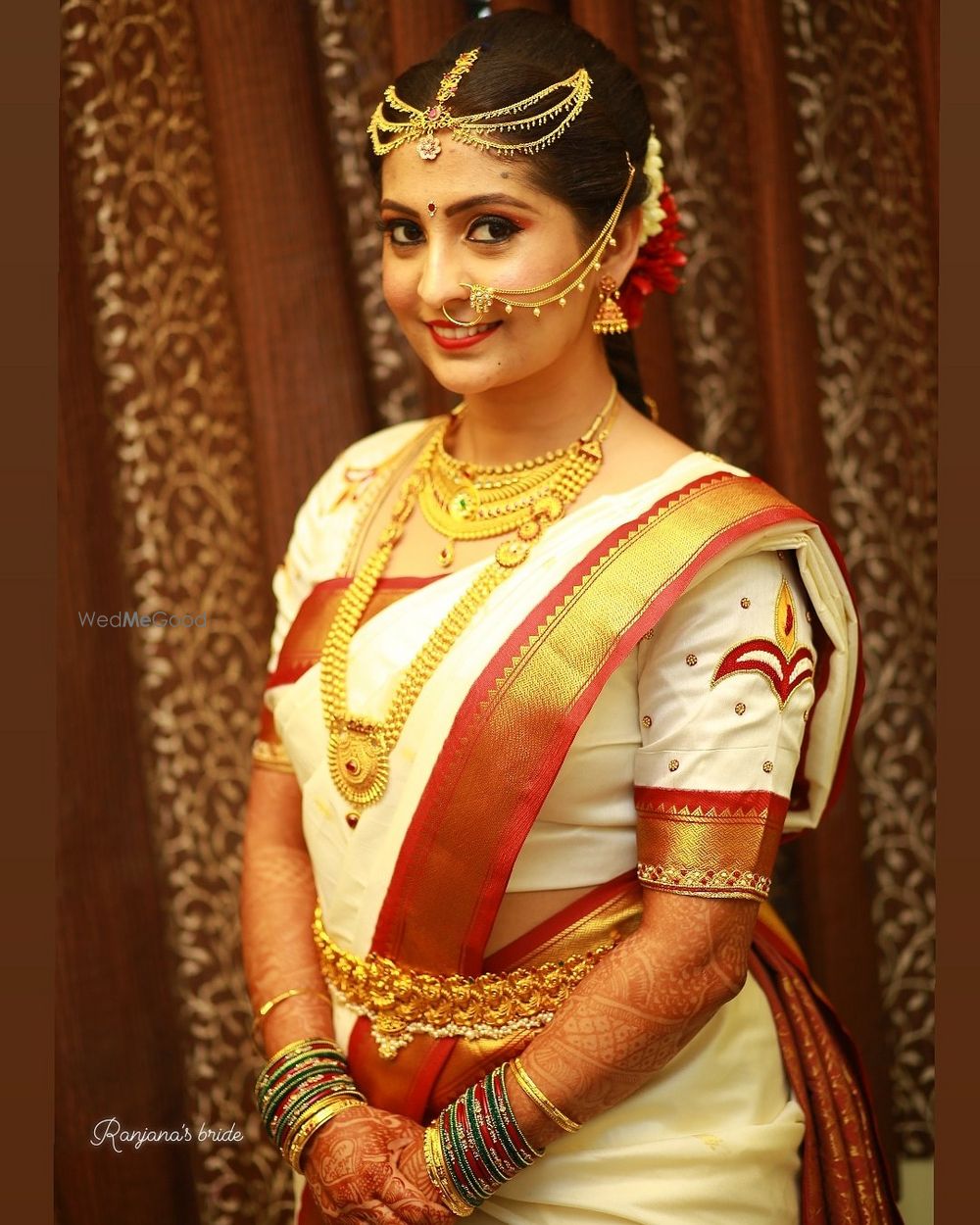 Photo From Reshma's wedding - By Makeovers by Ranjana Venkatesh