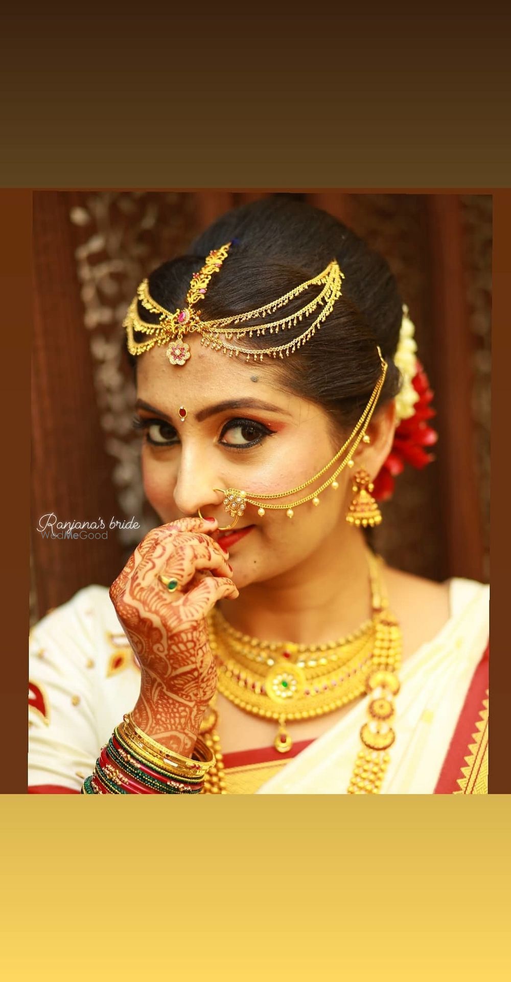 Photo From Reshma's wedding - By Makeovers by Ranjana Venkatesh