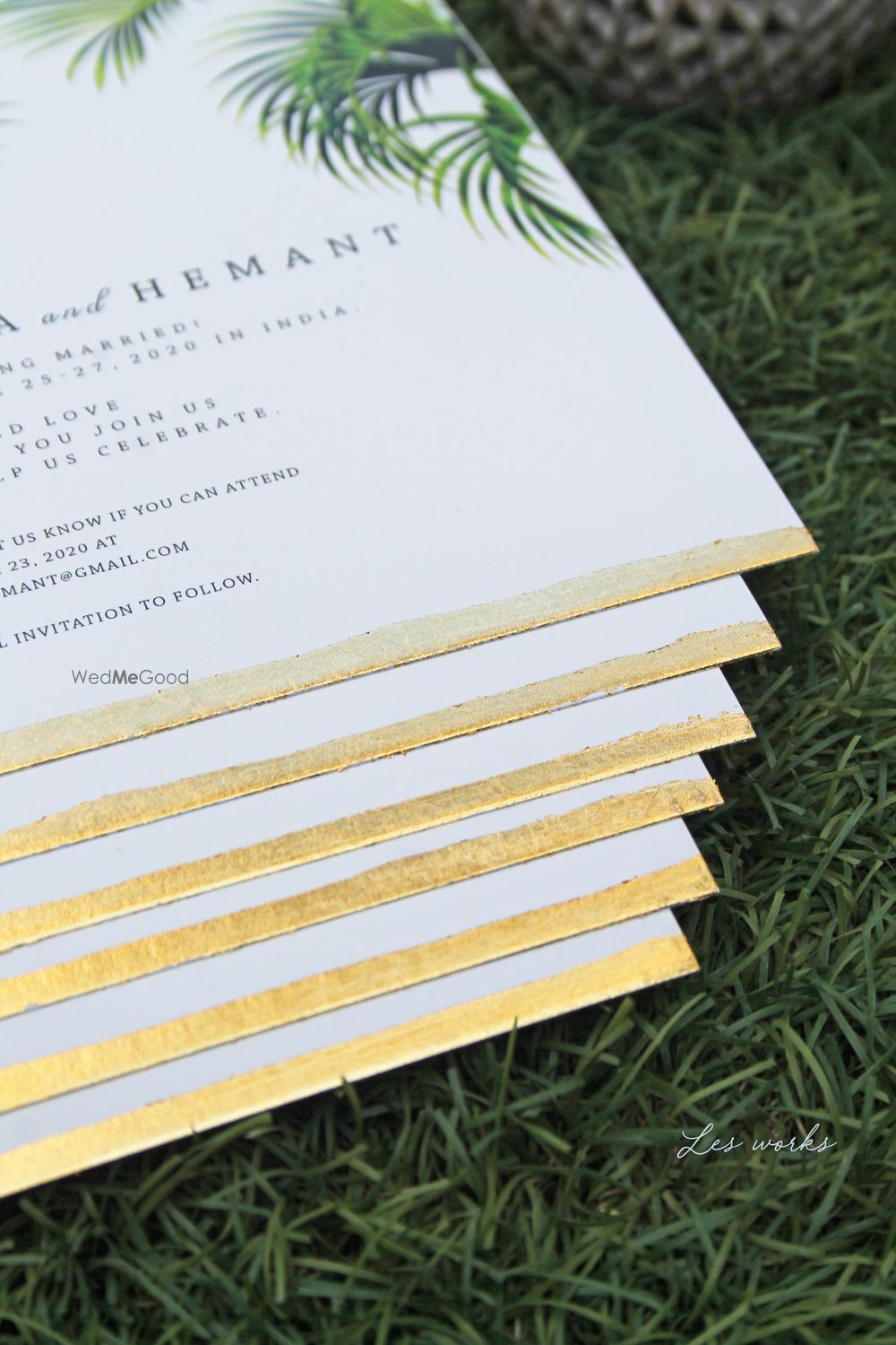 Photo From Tropical save the date cards - By Les Works