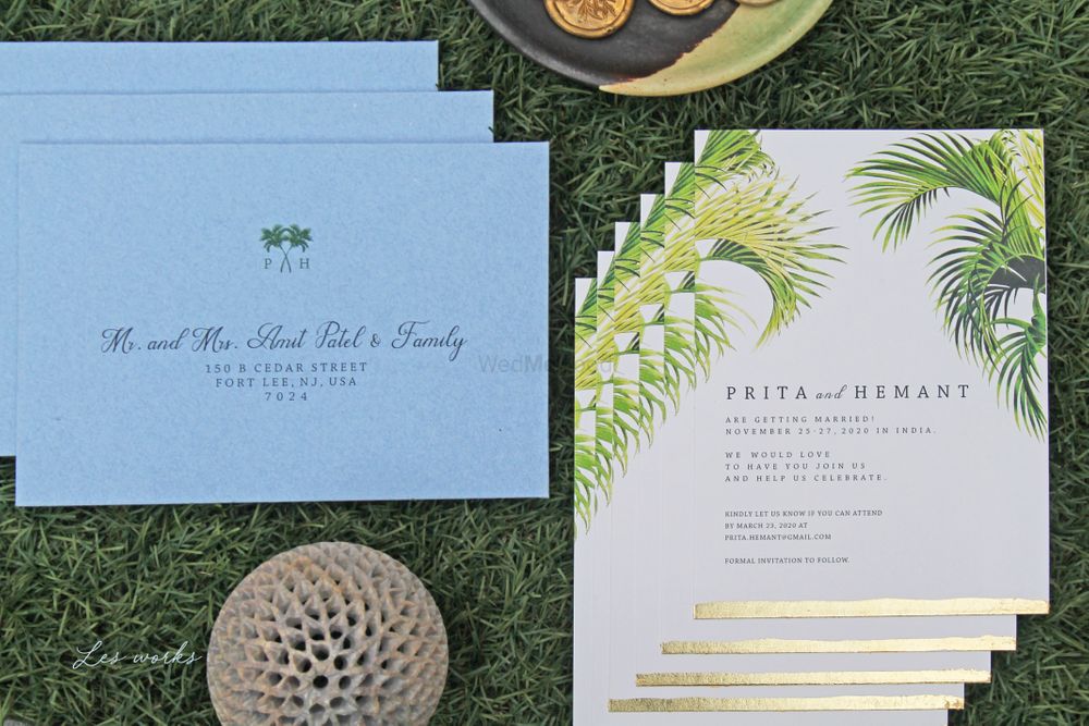 Photo From Tropical save the date cards - By Les Works