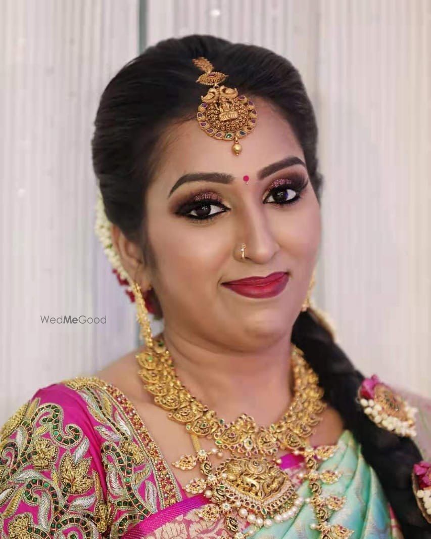 Photo From sujitha ravindran's mugurtham look and reception look - By Aruna Makeup Artist