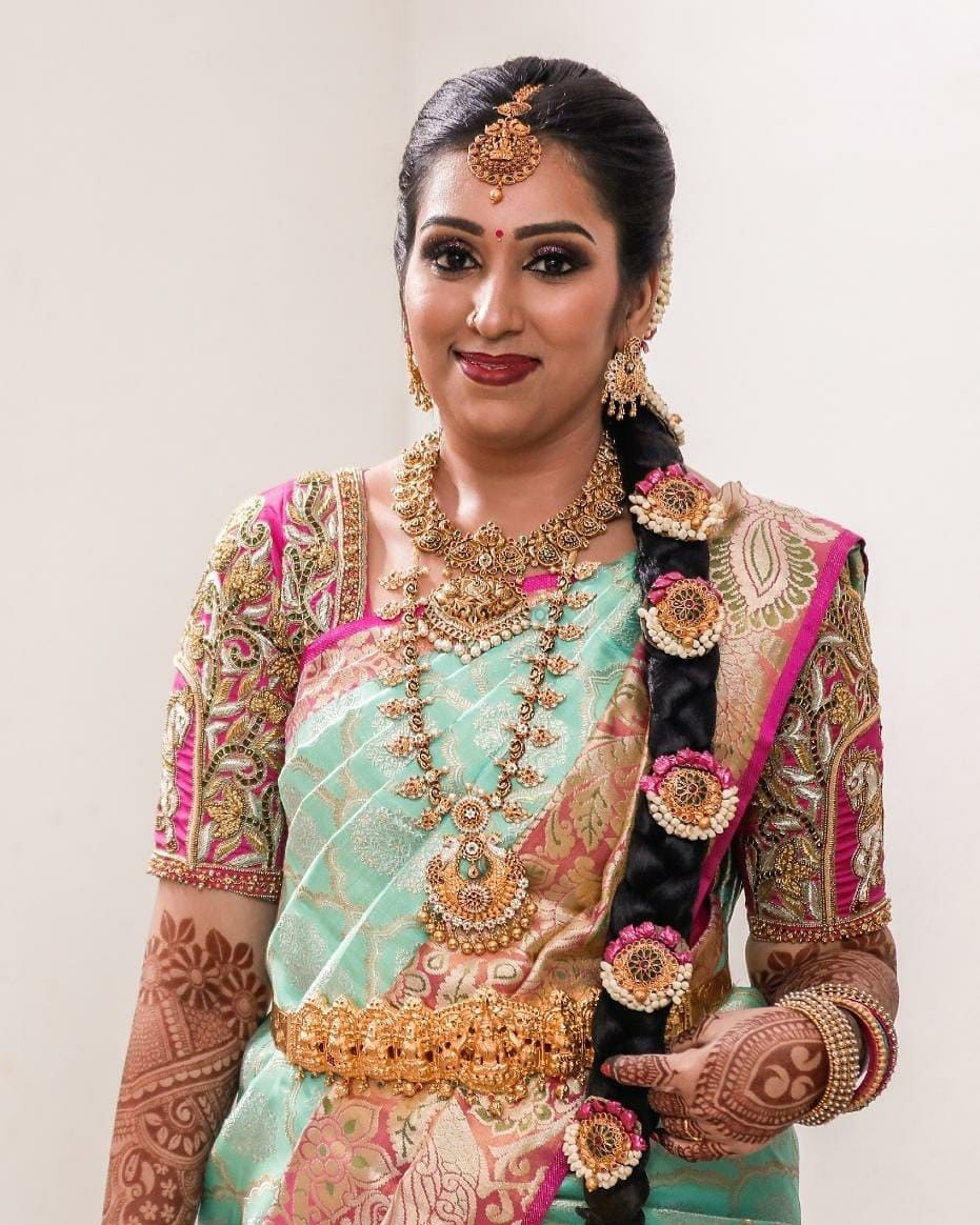 Photo From sujitha ravindran's mugurtham look and reception look - By Aruna Makeup Artist