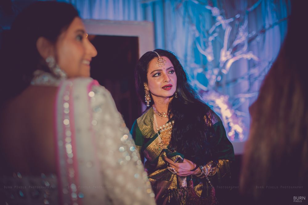 Photo of Rekha Spotted at North Indian Wedding