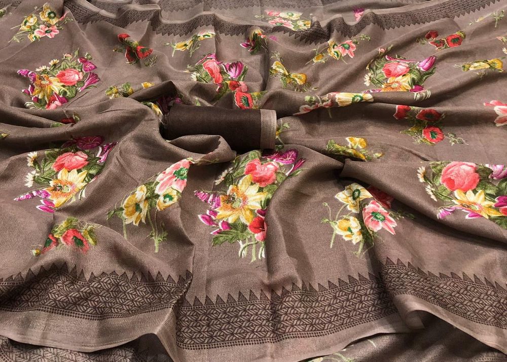 Photo From Lenin cotton sarees  - By Mom & Babe Designer Art Studio