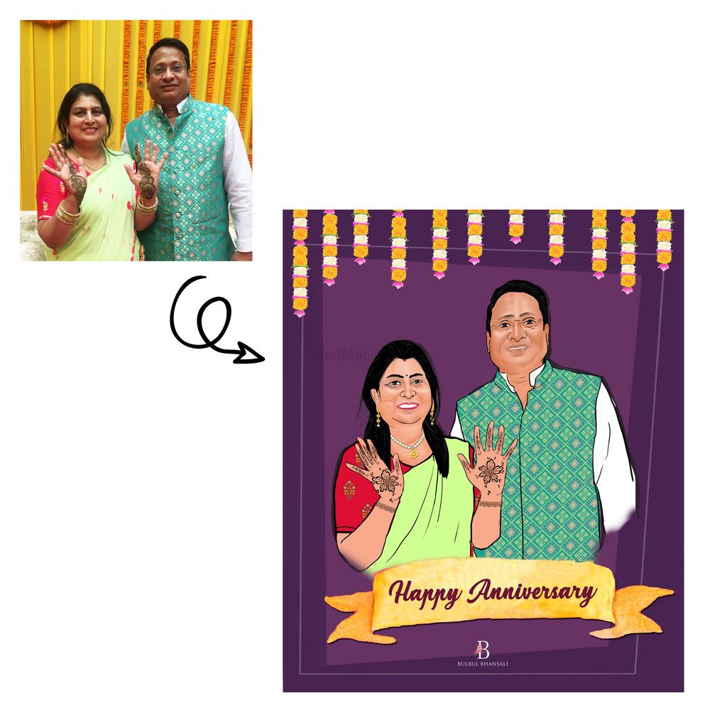 Photo From Caricature Process - By Bulbul Bhansali - Digital Invites and Videos