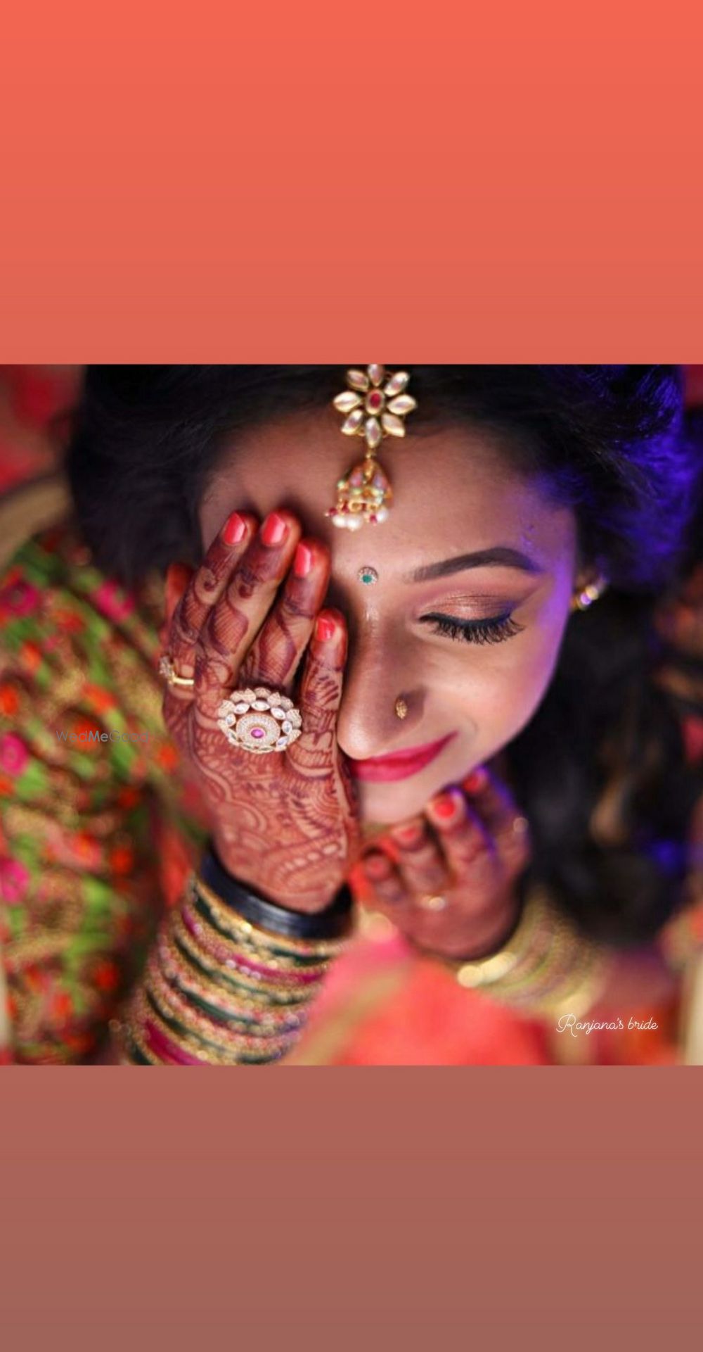 Photo From Ashwini's wedding - By Makeovers by Ranjana Venkatesh