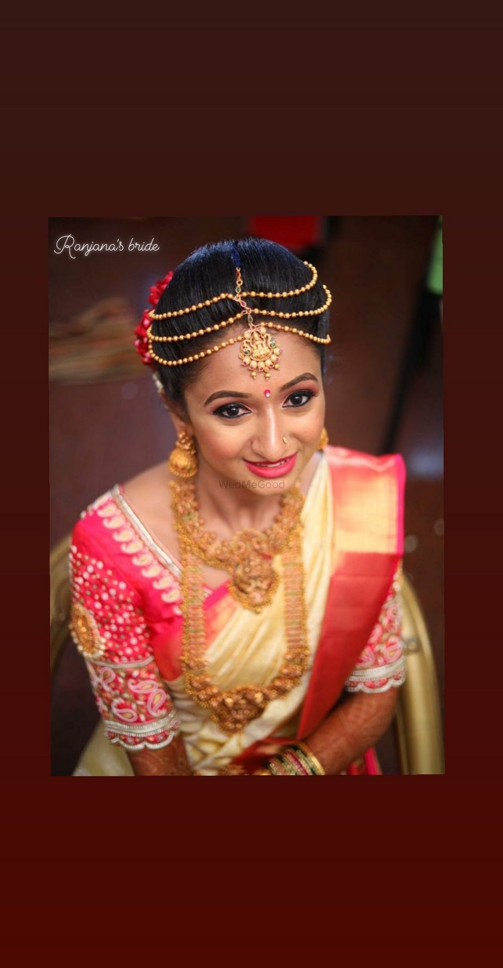 Photo From Ashwini's wedding - By Makeovers by Ranjana Venkatesh