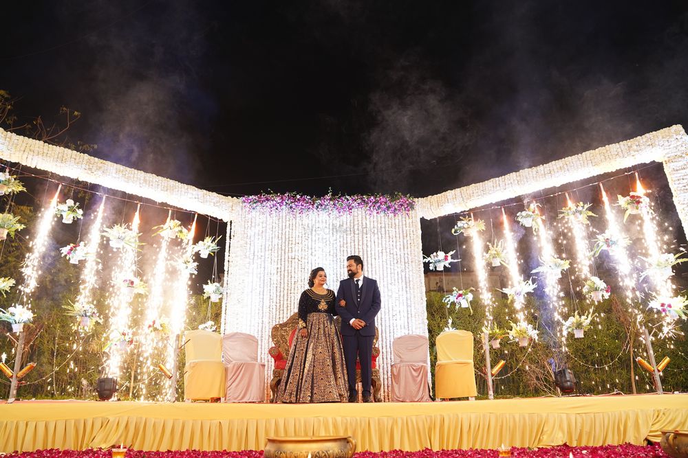Photo From Pratik&Hiral wedding reception - By The Sense Crafters