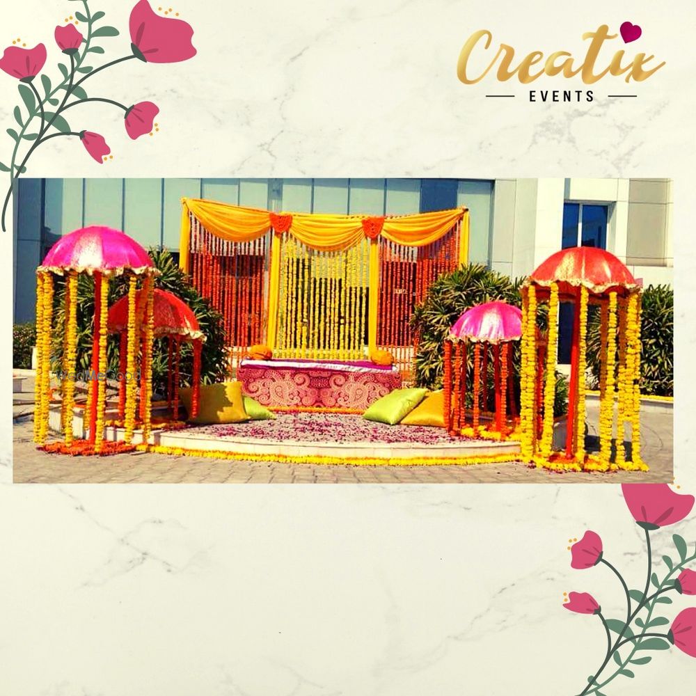 Photo From Haldi and Mehendi Decor - By Creatix events