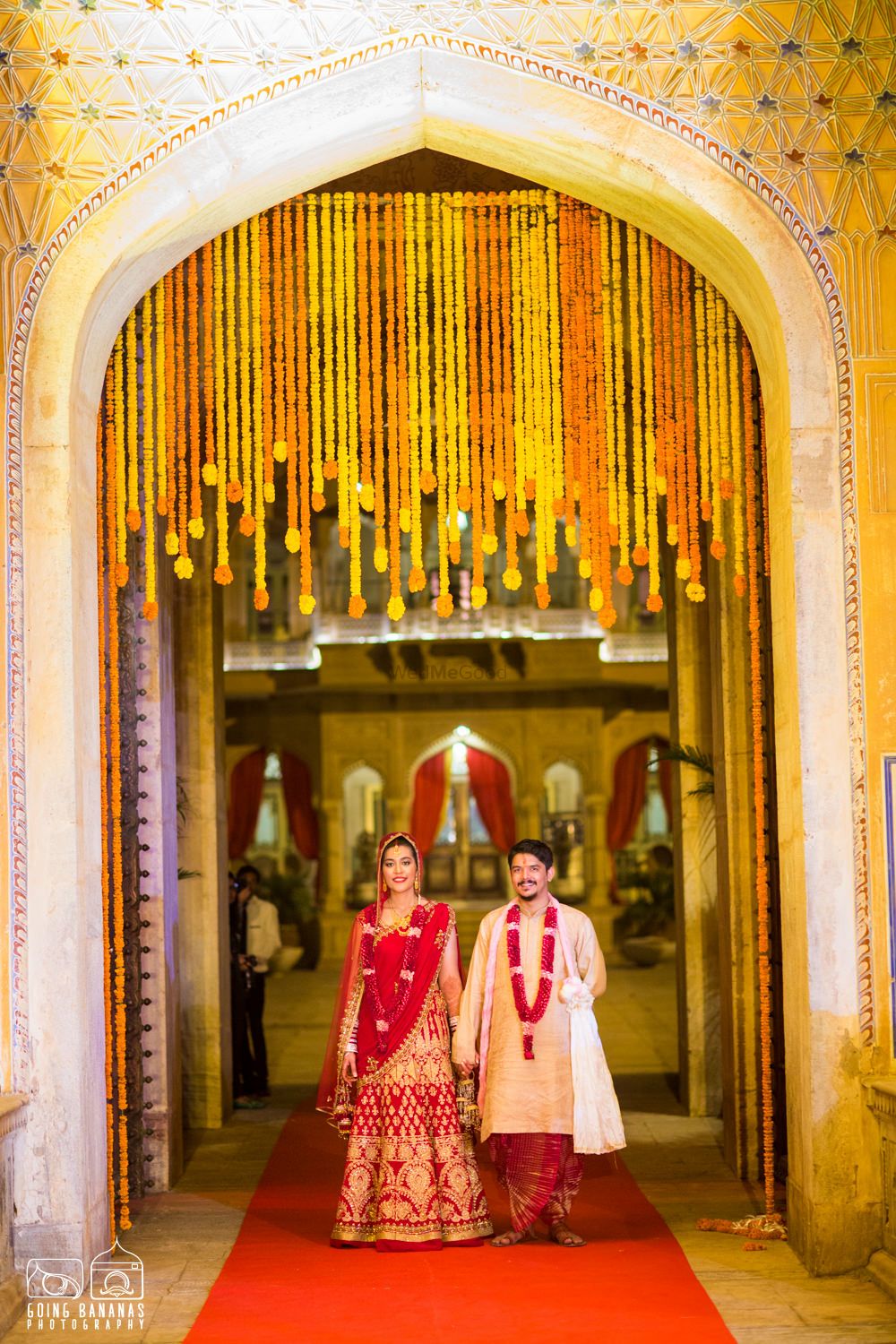 Photo of Couple portrait at entrance way