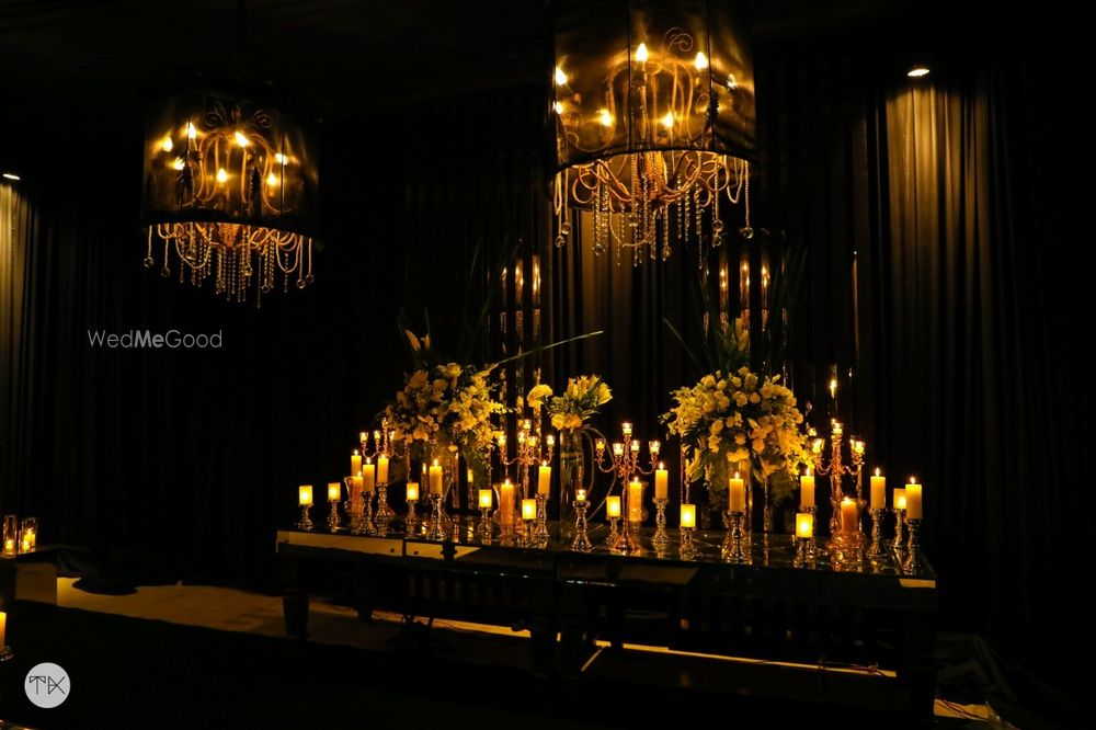 Photo From Black and gold cocktail Night - By Wedding Lights Events