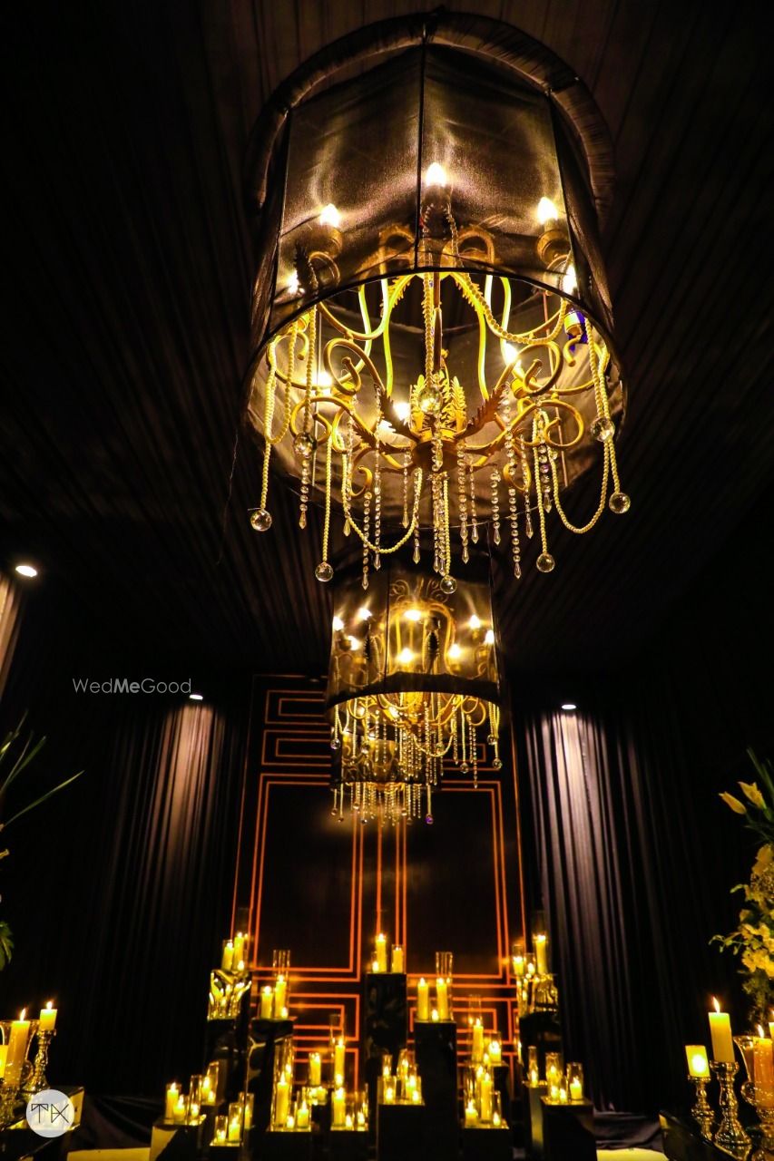 Photo From Black and gold cocktail Night - By Wedding Lights Events