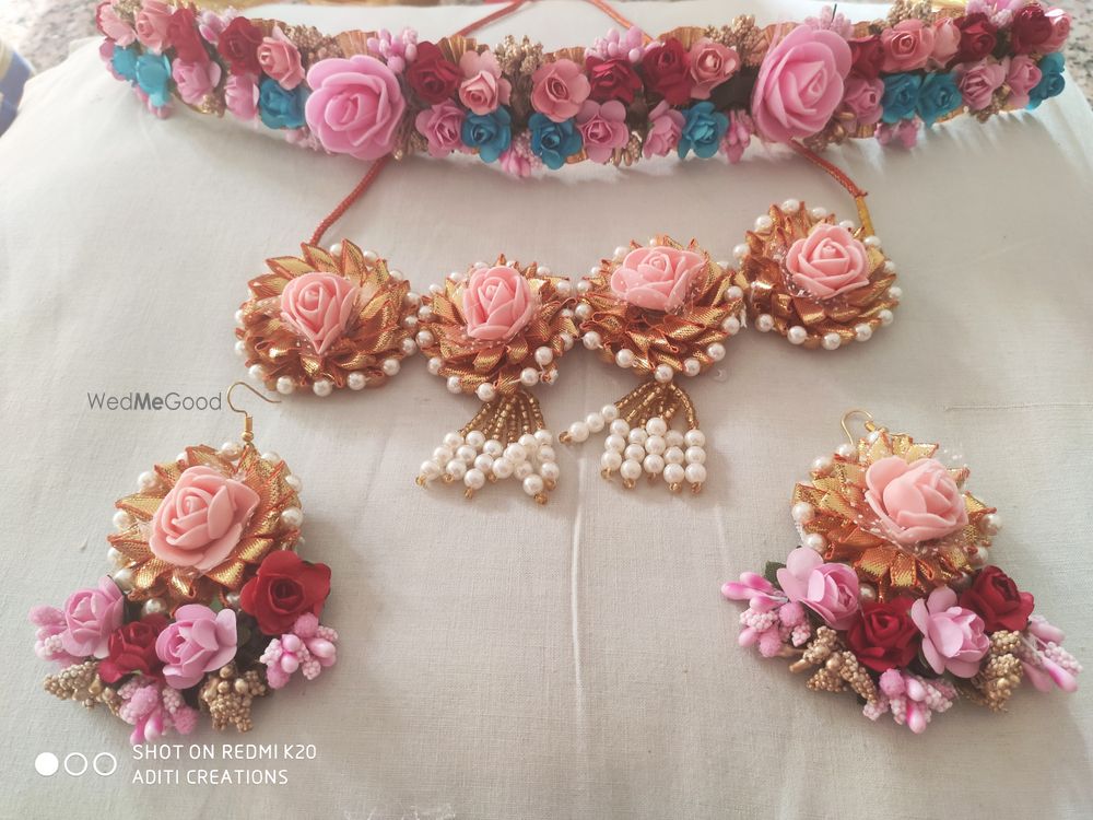 Photo From floral jewellery - By Aditi Creations