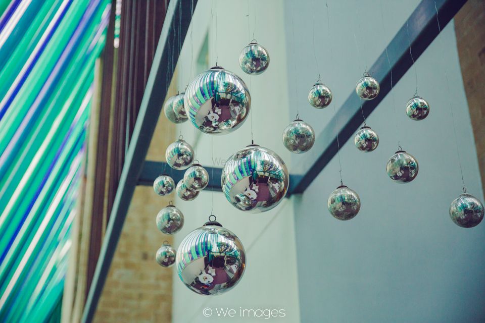 Photo of Hanging Ball Light Display for Mehendi