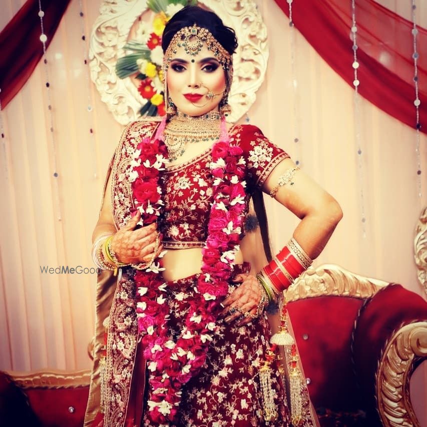 Photo From my bride wanted a Bold and heavy look - By Makeover by Shivani Garg