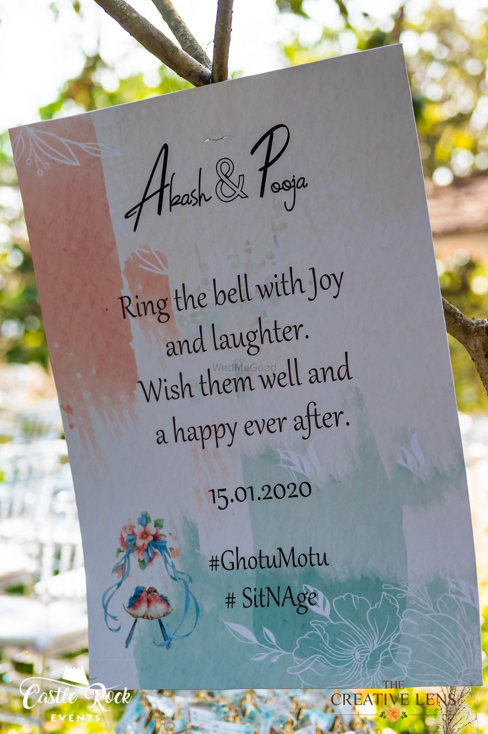 Photo From Pooja + Akash - Tree of Love - By Castle Rock Events