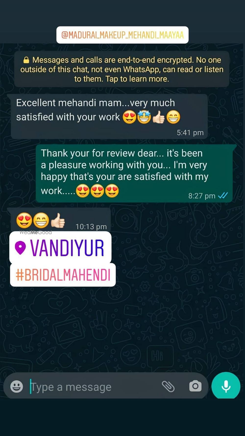 Photo From Client Reviews - By Madurai Mehendi Maayaa