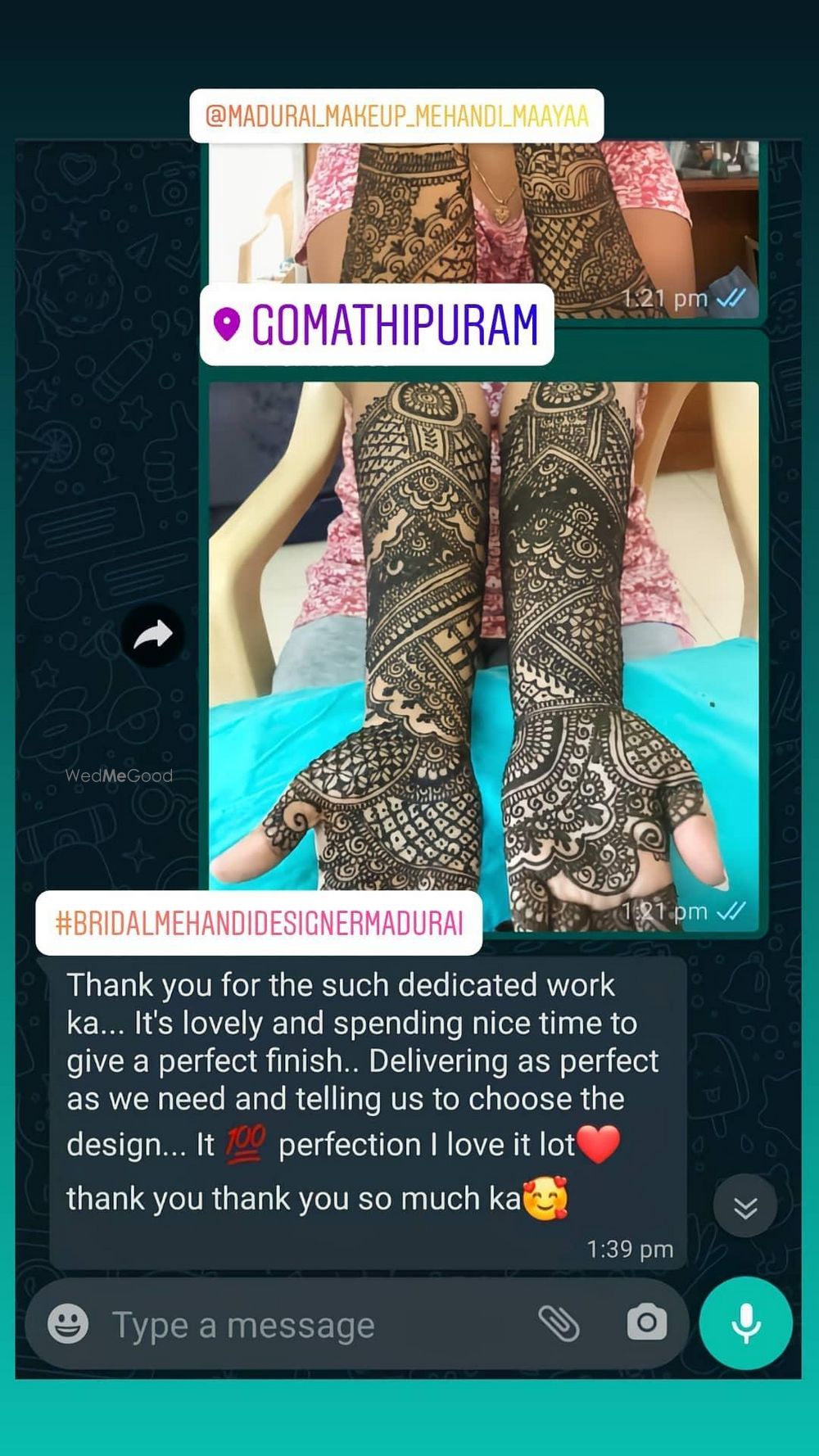 Photo From Client Reviews - By Madurai Mehendi Maayaa