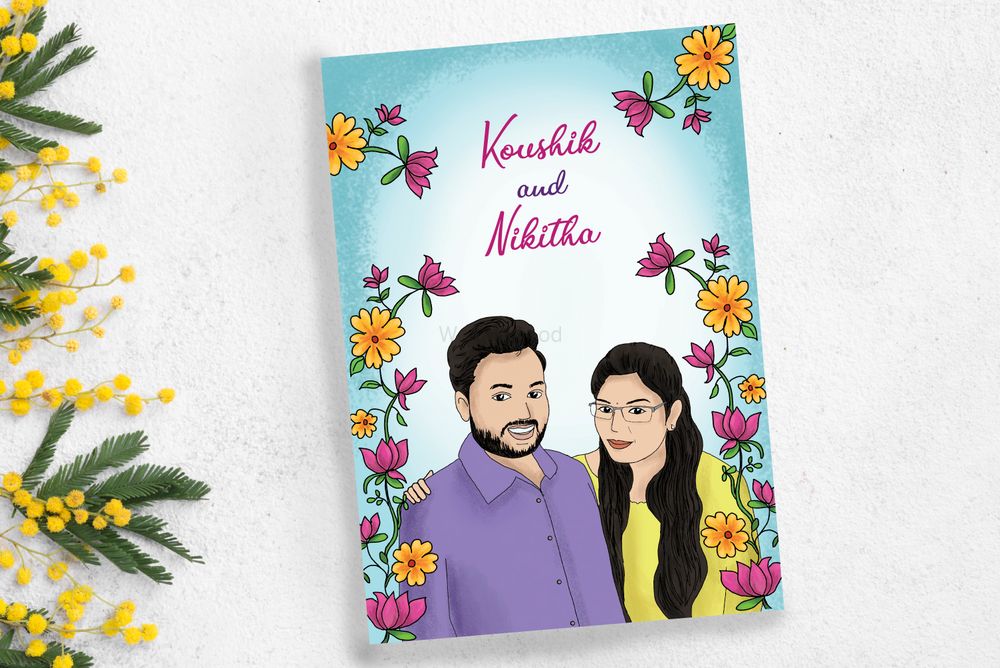 Photo From Koushik and Nikita  - By Namratha Doodles