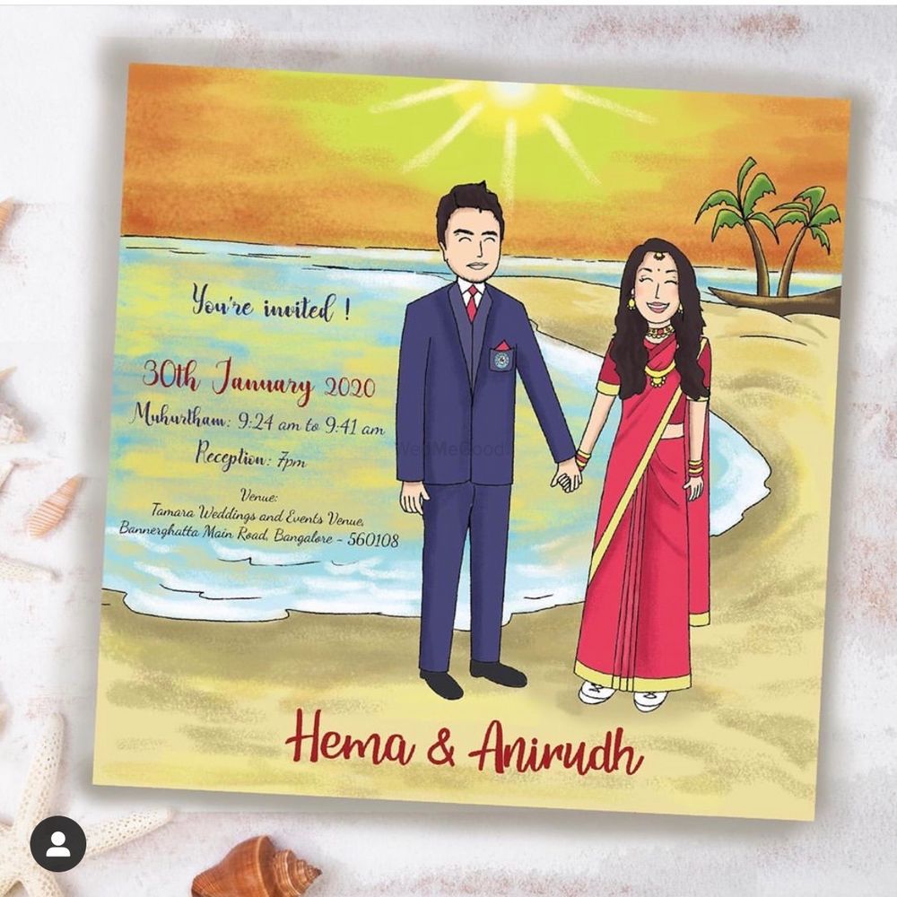 Photo From Hema and Anirudh  - By Namratha Doodles